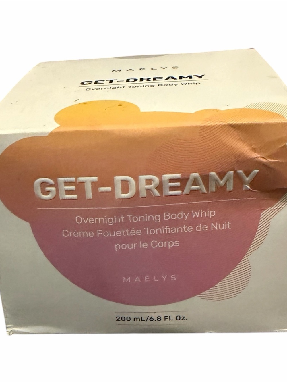 Maelys Get-Dreamy Overnight Toning Body Whip - Cream/Peach